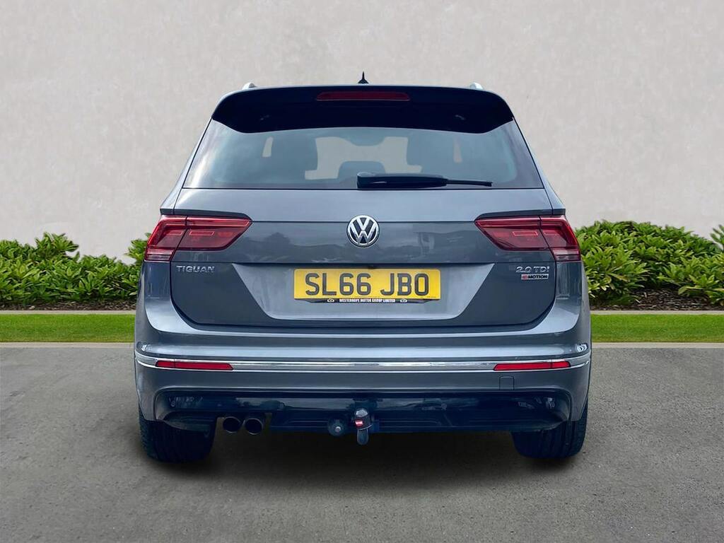 Volkswagen Tiguan 2.0 Tdi Bluemotion Tech R-line Suv Dsg SL66JBO Grey #4