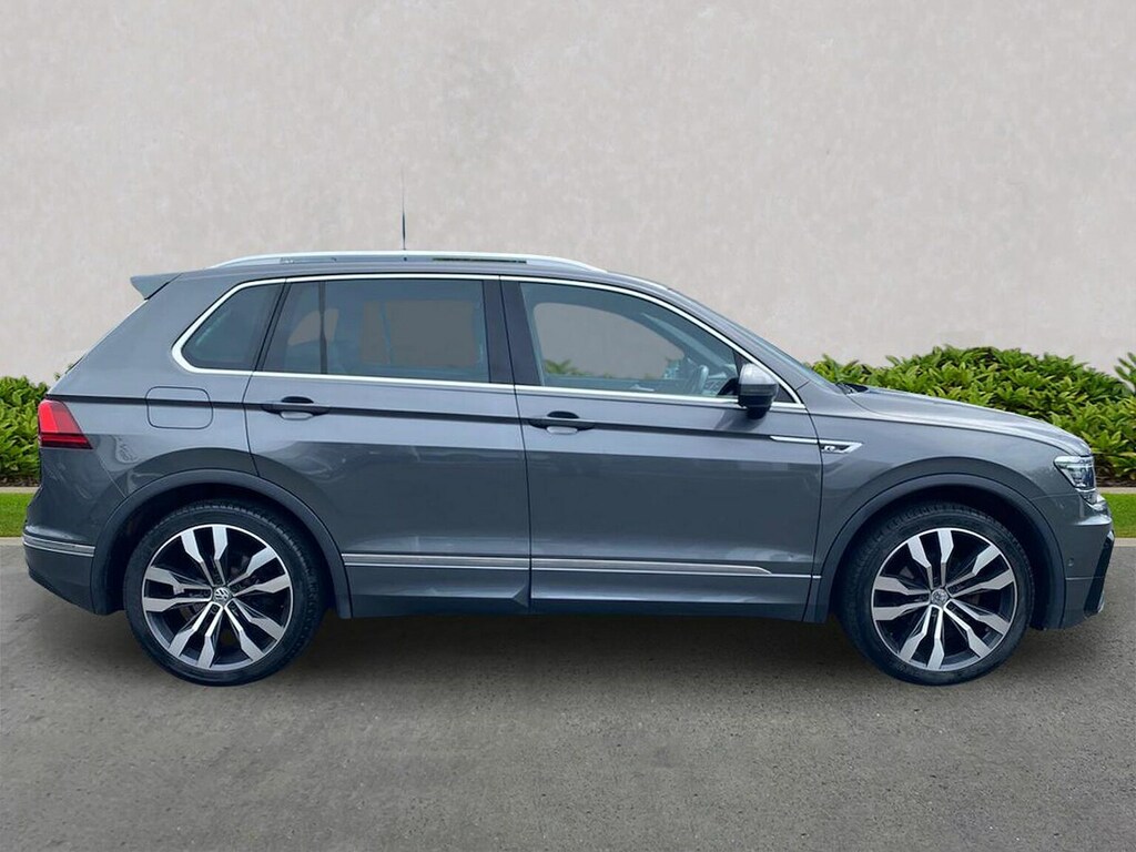 Volkswagen Tiguan 2.0 Tdi Bluemotion Tech R-line Suv Dsg SL66JBO Grey #3