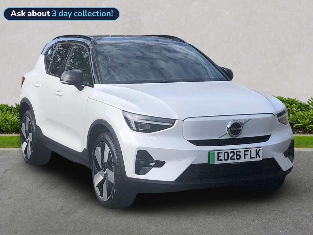 Volvo EX40 185Kw Extended Range Ultra 78Kwh White