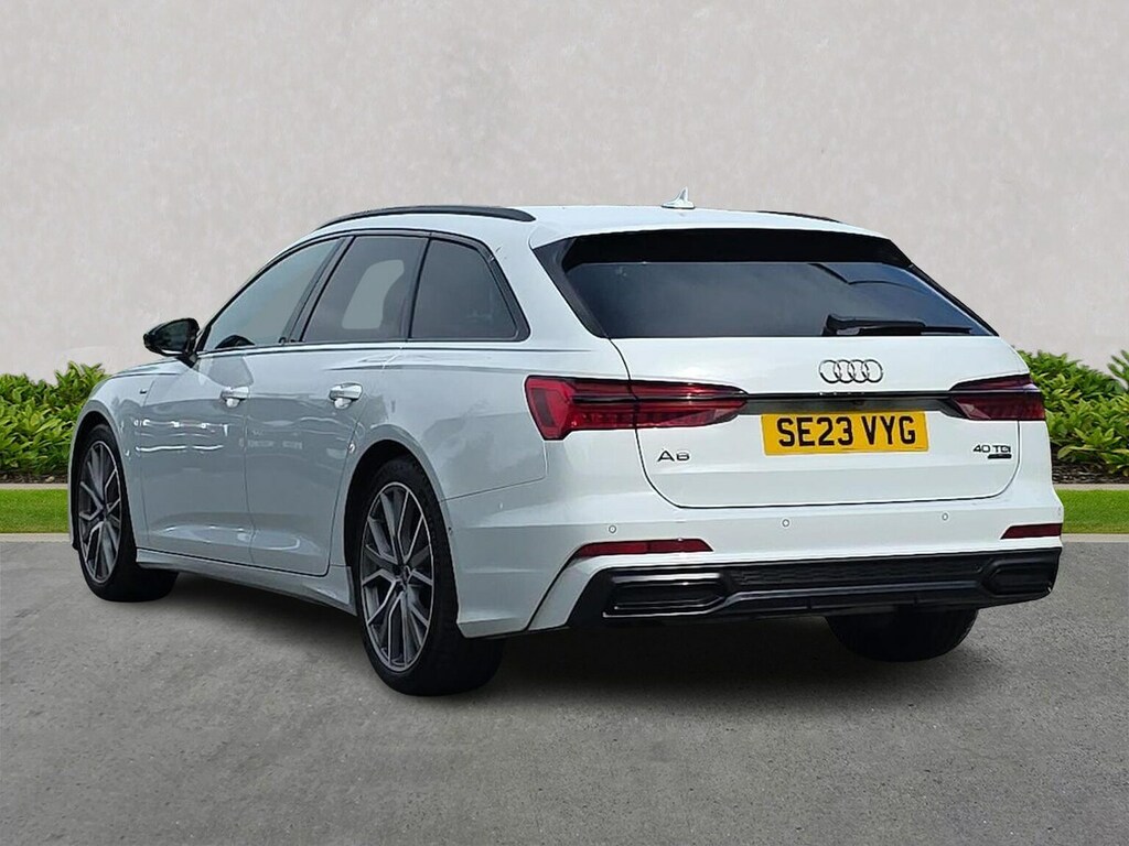 Audi A6 2.0 Tdi 40 Black Edition Estate S Troni White #2