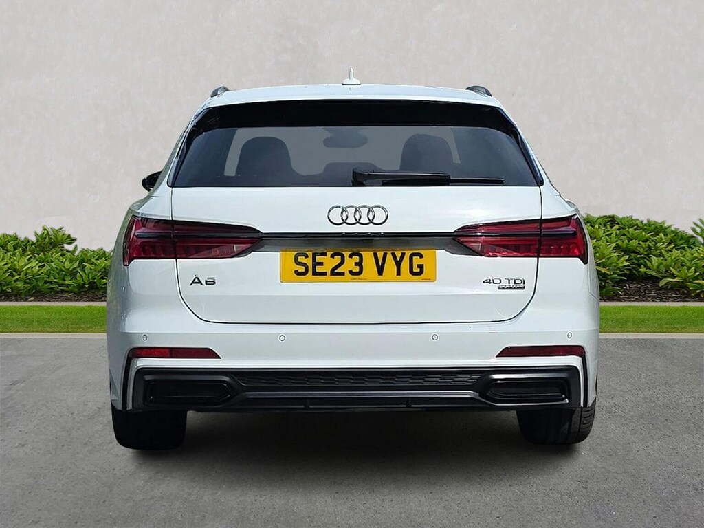 Audi A6 2.0 Tdi 40 Black Edition Estate S Troni White #4