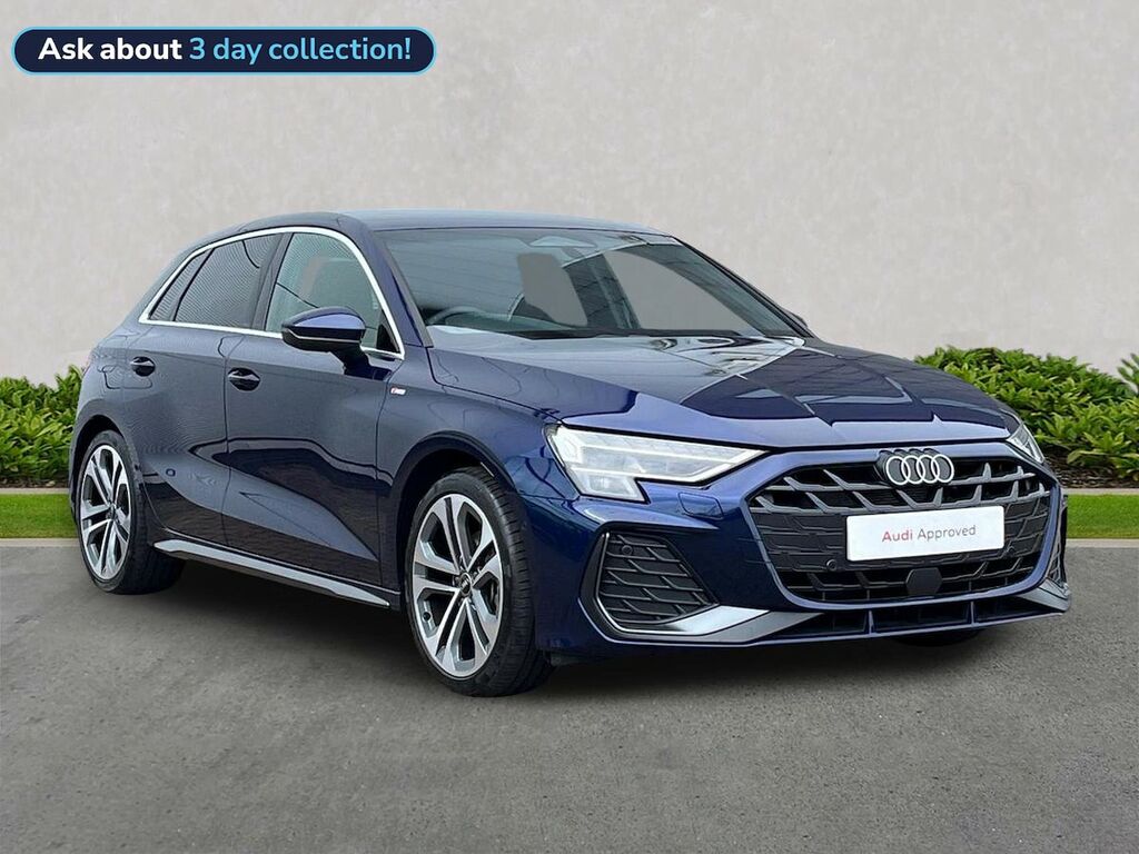 Audi A3 1.5 Tfsi S Line Sportback S Tronic Euro Blue