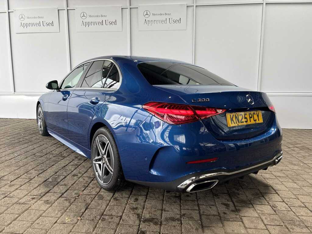 Mercedes-Benz C Class C200 Amg Line 9G-tronic Blue #2