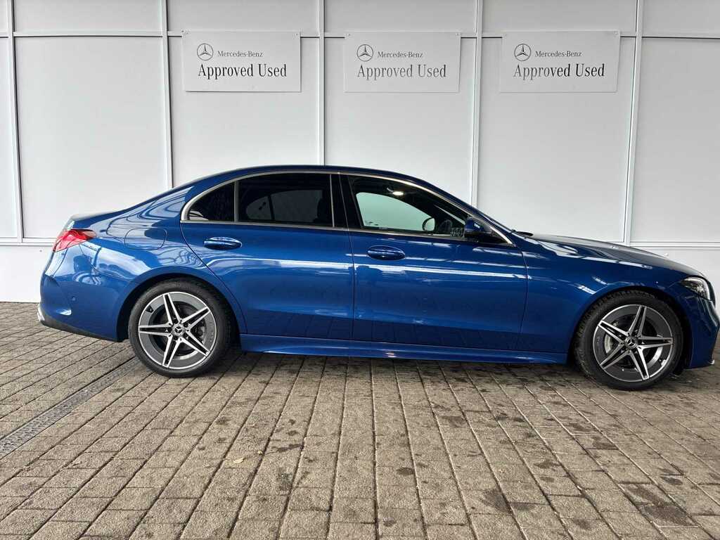 Mercedes-Benz C Class C200 Amg Line 9G-tronic Blue #3