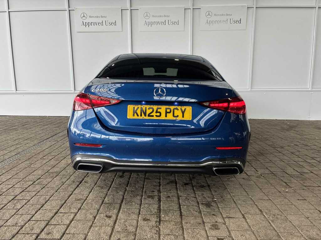 Mercedes-Benz C Class C200 Amg Line 9G-tronic Blue #4