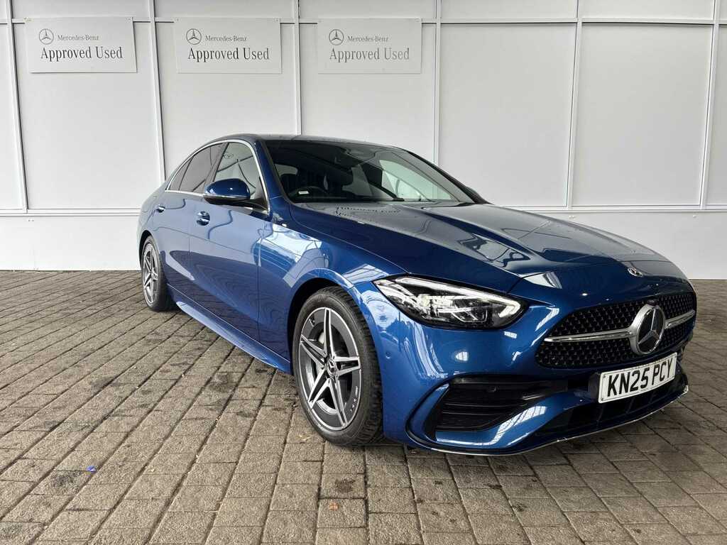 Mercedes-Benz C Class C200 Amg Line 9G-tronic Blue