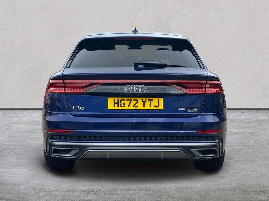 Audi Q8 3.0 Tfsi V6 55 S Line Suv Tiptronic Qua Blue #4