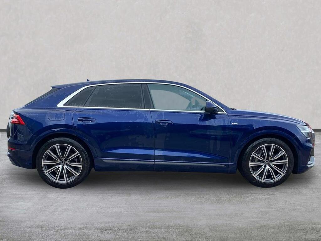 Audi Q8 3.0 Tfsi V6 55 S Line Suv Tiptronic Qua Blue #3