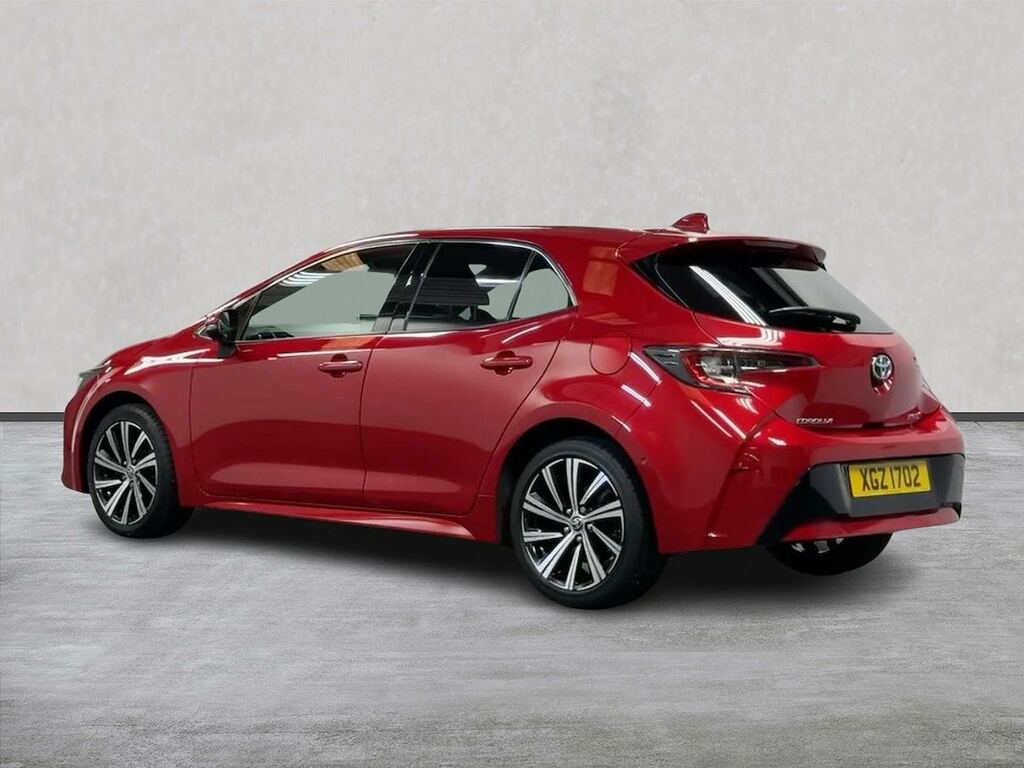 Toyota Corolla 1.8 Vvt-h Gpf Design Hatchback Hybrid C XGZ1702 Red #2
