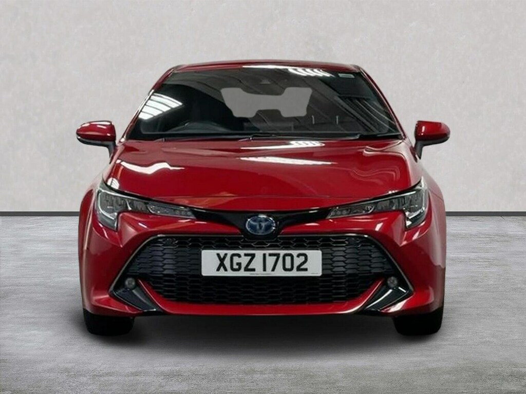 Toyota Corolla 1.8 Vvt-h Gpf Design Hatchback Hybrid C XGZ1702 Red #5