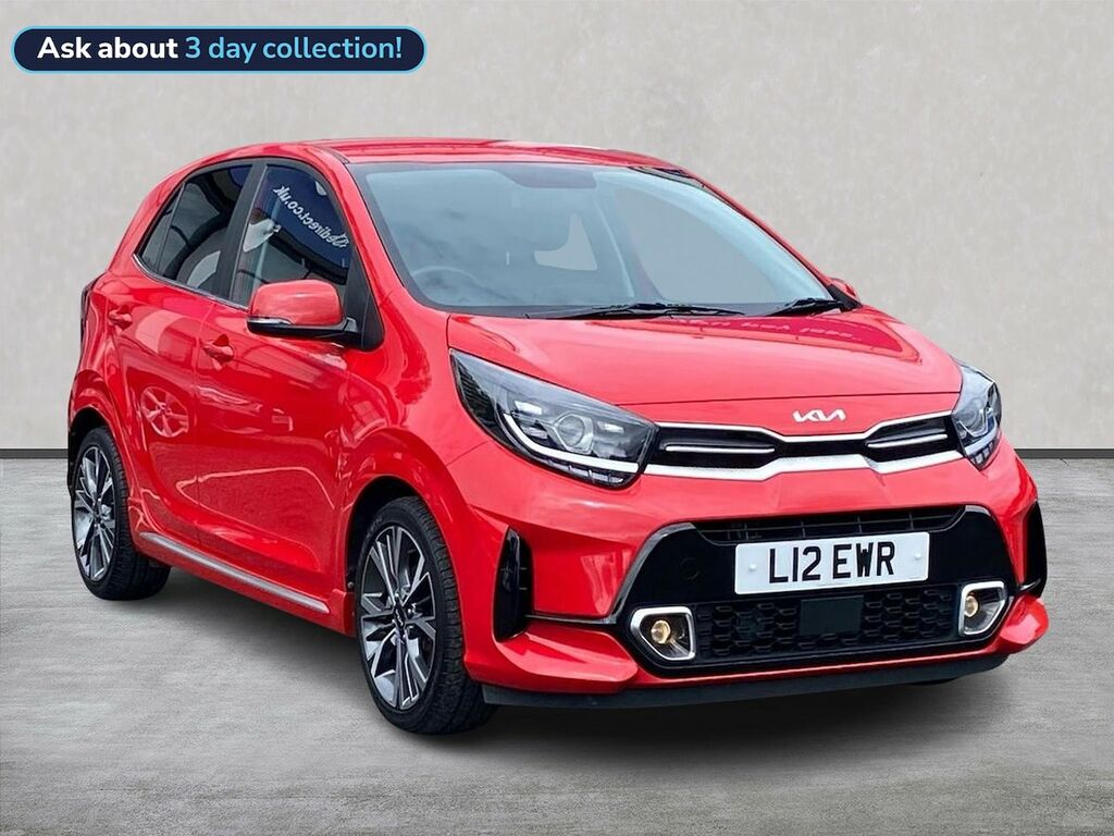 Kia Picanto 1.0 Dpi Gt-line Hatchback Euro 6 L12EWR Red
