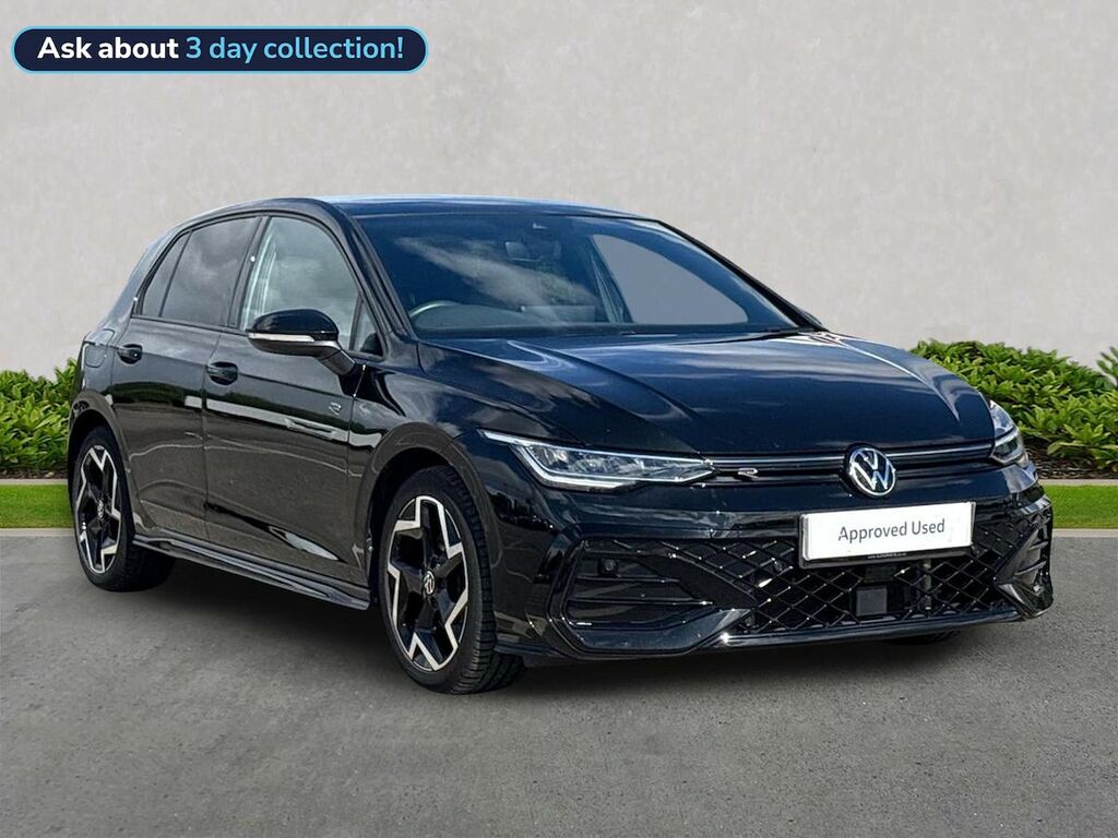 Volkswagen Golf 1.5 Etsi Mhev R-line Hatchback Hybrid D GY74VHJ Black