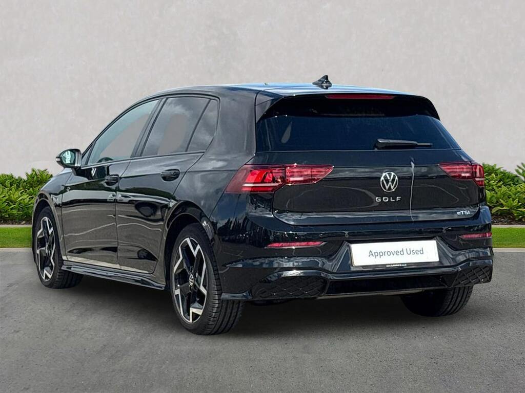 Volkswagen Golf 1.5 Etsi Mhev R-line Hatchback Hybrid D GY74VHJ Black #2