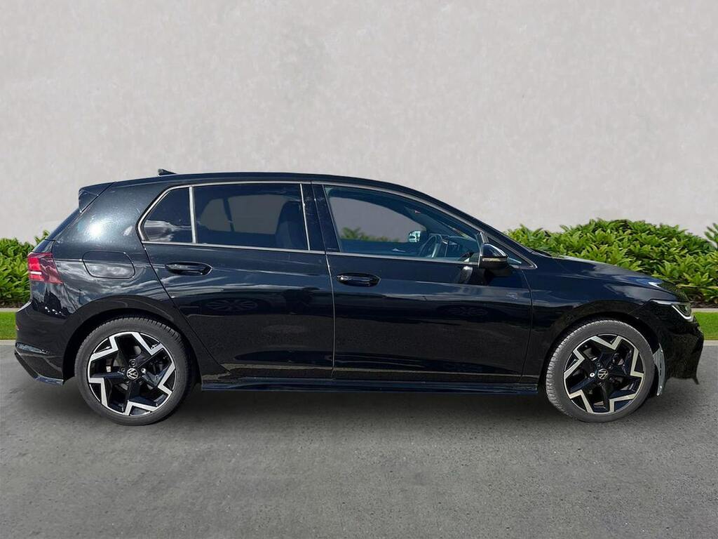 Volkswagen Golf 1.5 Etsi Mhev R-line Hatchback Hybrid D GY74VHJ Black #3