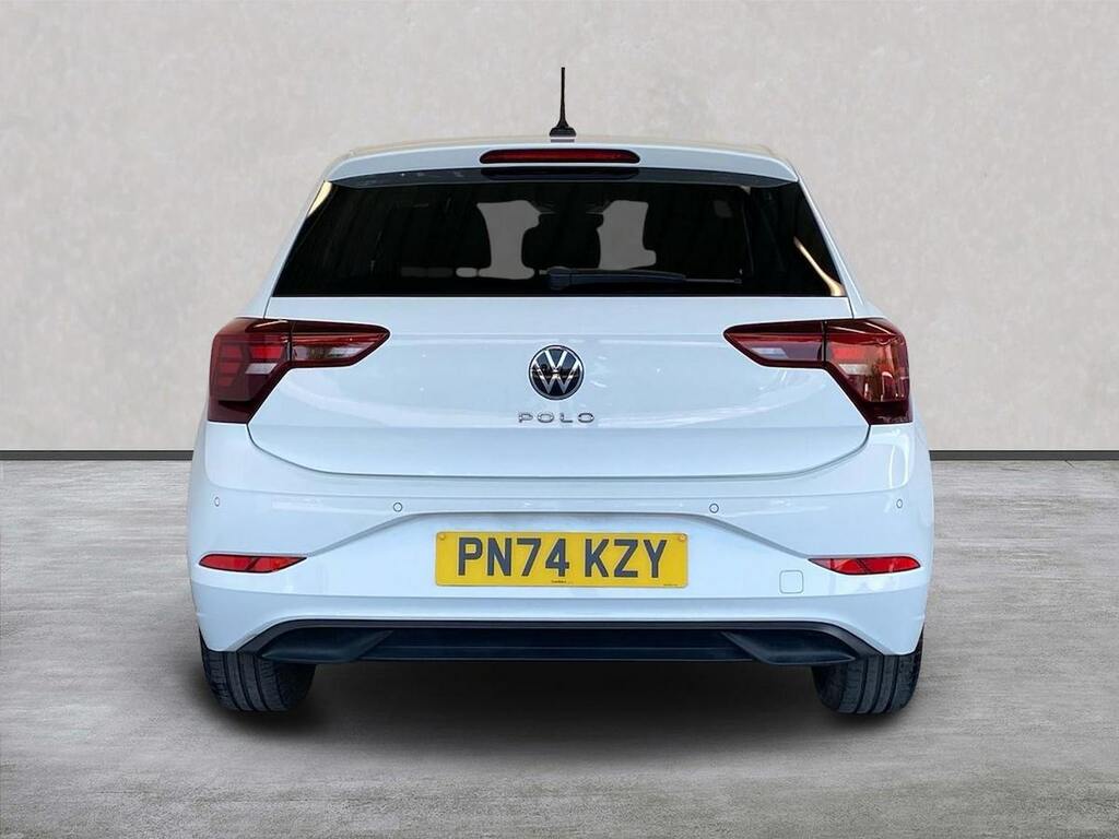 Volkswagen Polo 1.0 Tsi Match Hatchback Dsg Euro 6 Ss PN74KZY White #4