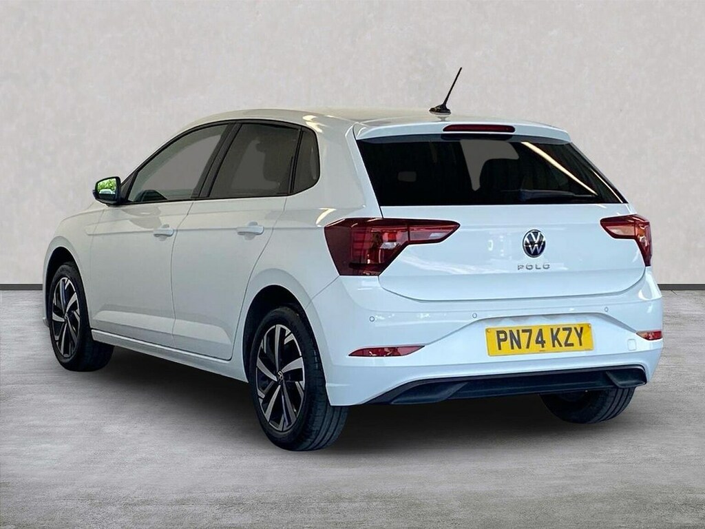 Volkswagen Polo 1.0 Tsi Match Hatchback Dsg Euro 6 Ss PN74KZY White #2
