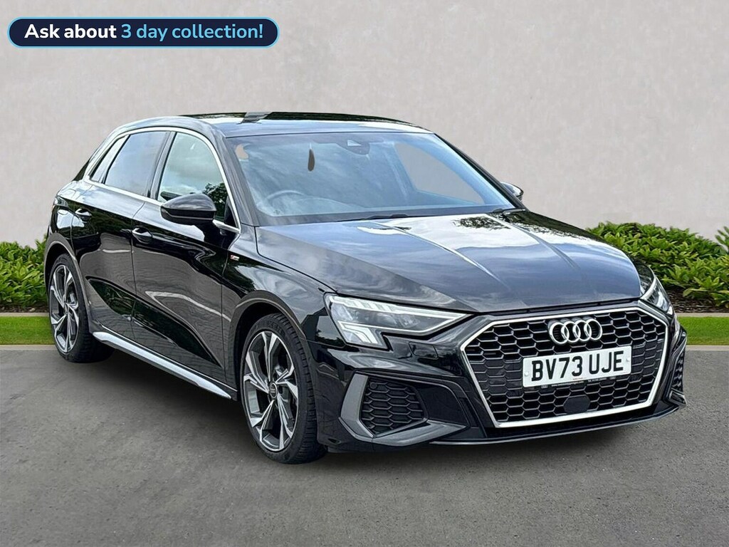 Audi A3 1.5 Tfsi 35 S Line Sportback S Tronic E Black