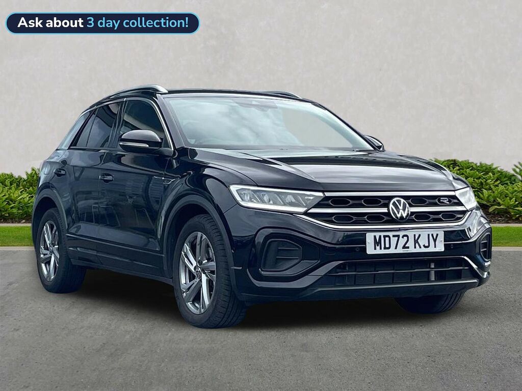 Volkswagen T-Roc 1.5 Tsi R-line Suv Dsg Euro 6 Ss 15 MD72KJY Black