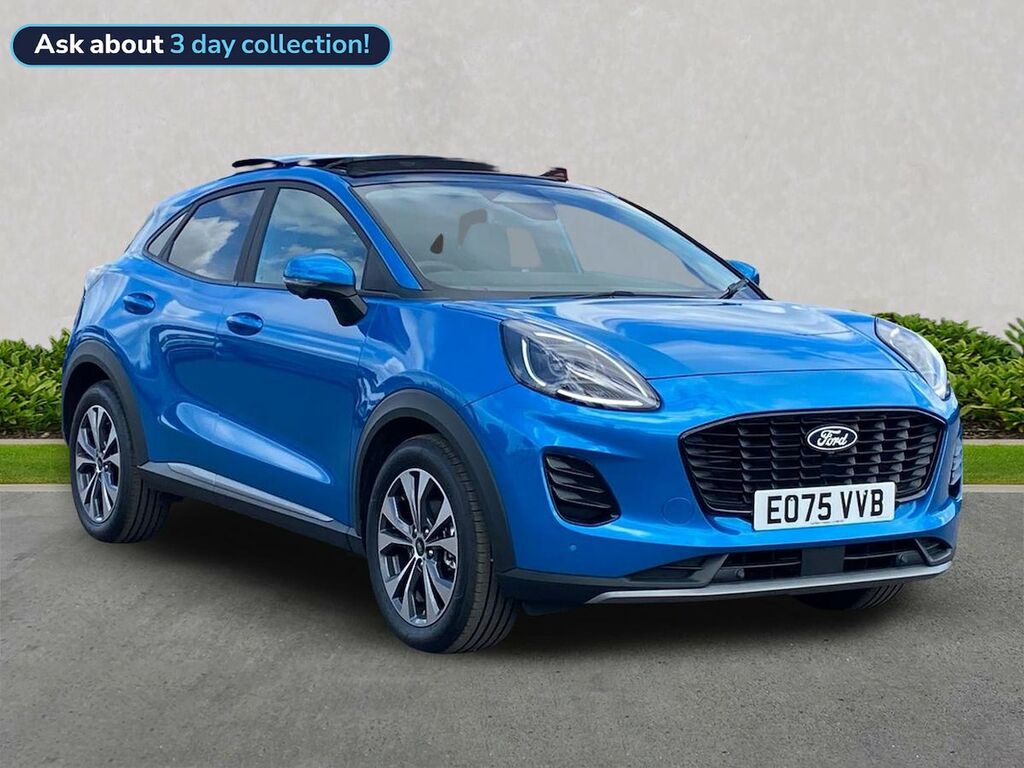 Ford Puma 1.0 Ecoboost Hybrid Mhev Titanium Dct Blue