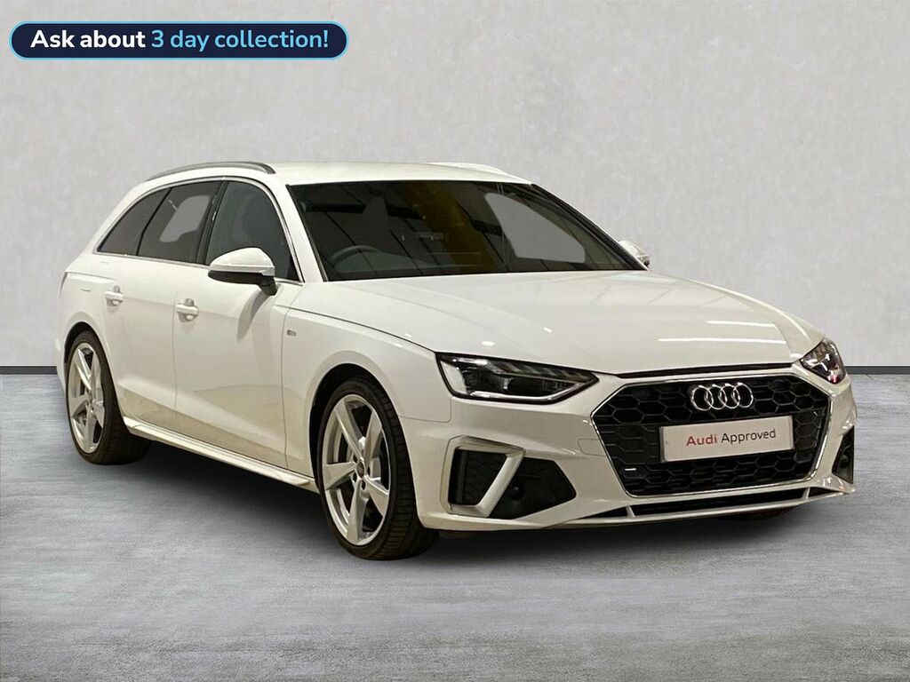 Audi A4 Avant 2.0 Tfsi 40 S Line Estate S Tronic Euro White