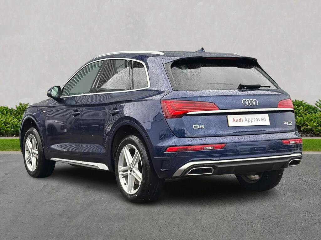 Audi Q5 40 Tdi Quattro S Line S Tronic Cs SE23WCN Blue #2