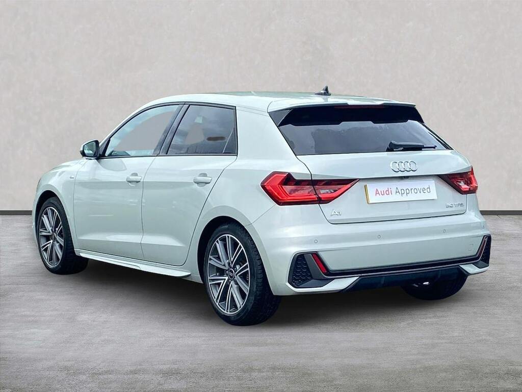 Audi A1 1.0 Tfsi 30 S Line Sportback S Tronic E SN24PMJ Silver #2