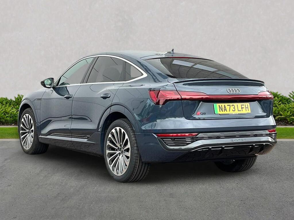 Audi Q8 e tron 55 S Line Sportback Quattro 114K Blue #2