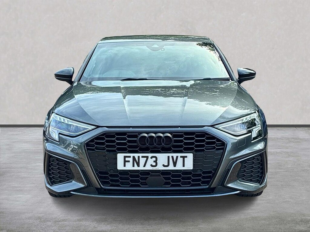 Audi A3 2.0 Tdi 35 Black Edition Sportback S Tr FN73JVT Grey #5