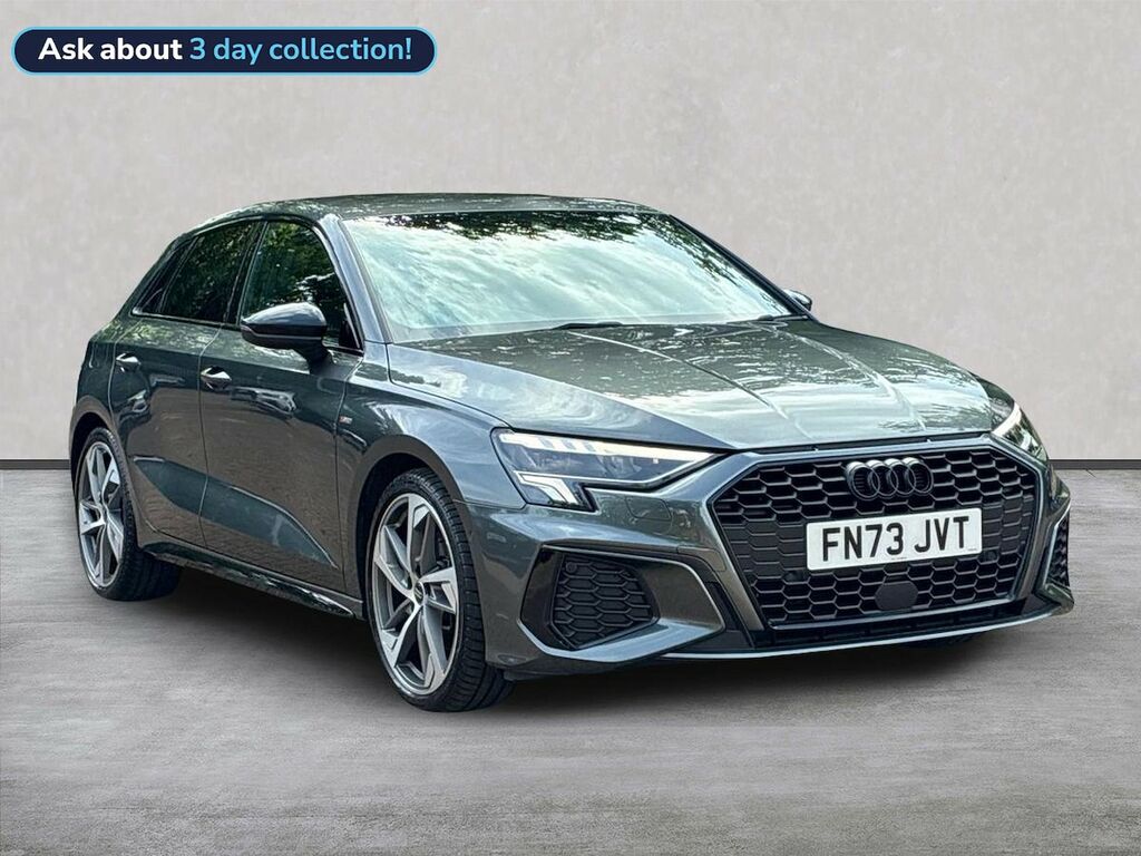 Audi A3 2.0 Tdi 35 Black Edition Sportback S Tr Grey