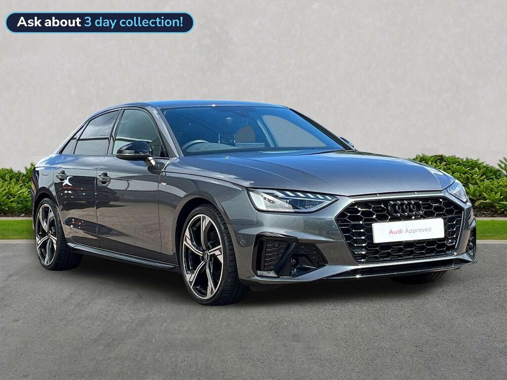 Audi A4 2.0 Tfsi 35 Black Edition Saloon S Tron Grey