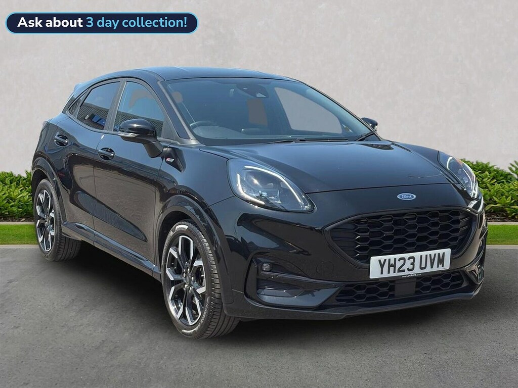 Ford Puma 1.0T Ecoboost Mhev St-line X Suv Hybrid YH23UVM Black
