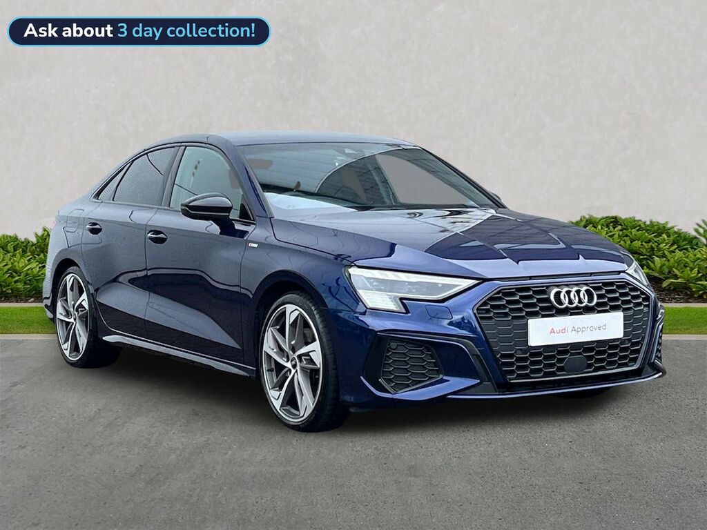 Audi A3 1.5 Tfsi 35 Edition 1 Saloon S Tronic E Blue