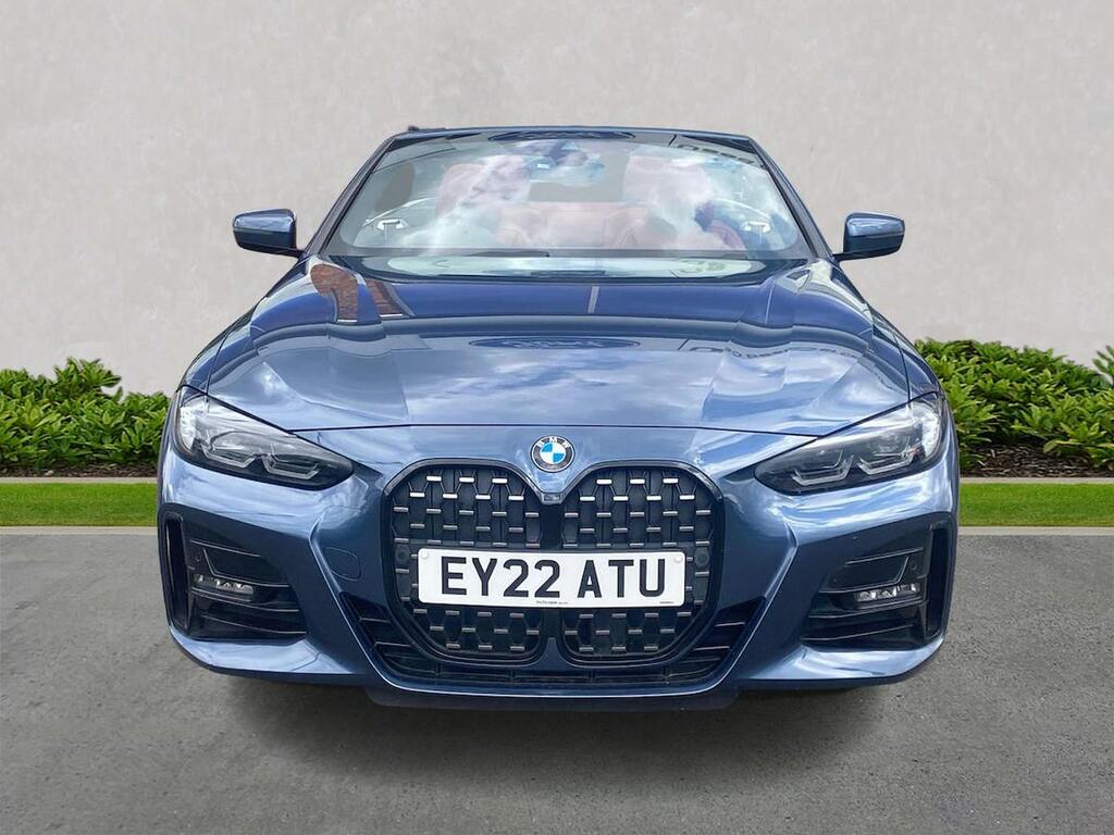 BMW 4 Series 2.0 420I M Sport Convertible Euro EY22ATU Blue #5