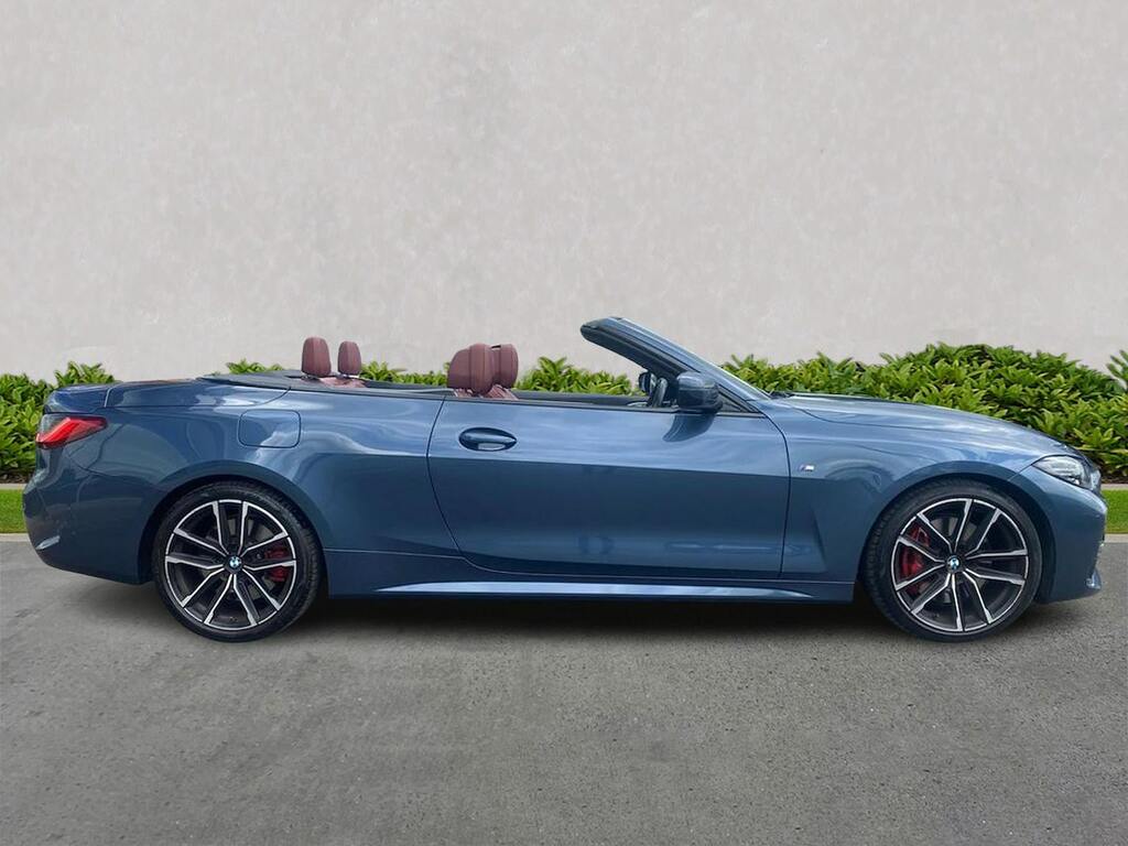 BMW 4 Series 2.0 420I M Sport Convertible Euro EY22ATU Blue #3