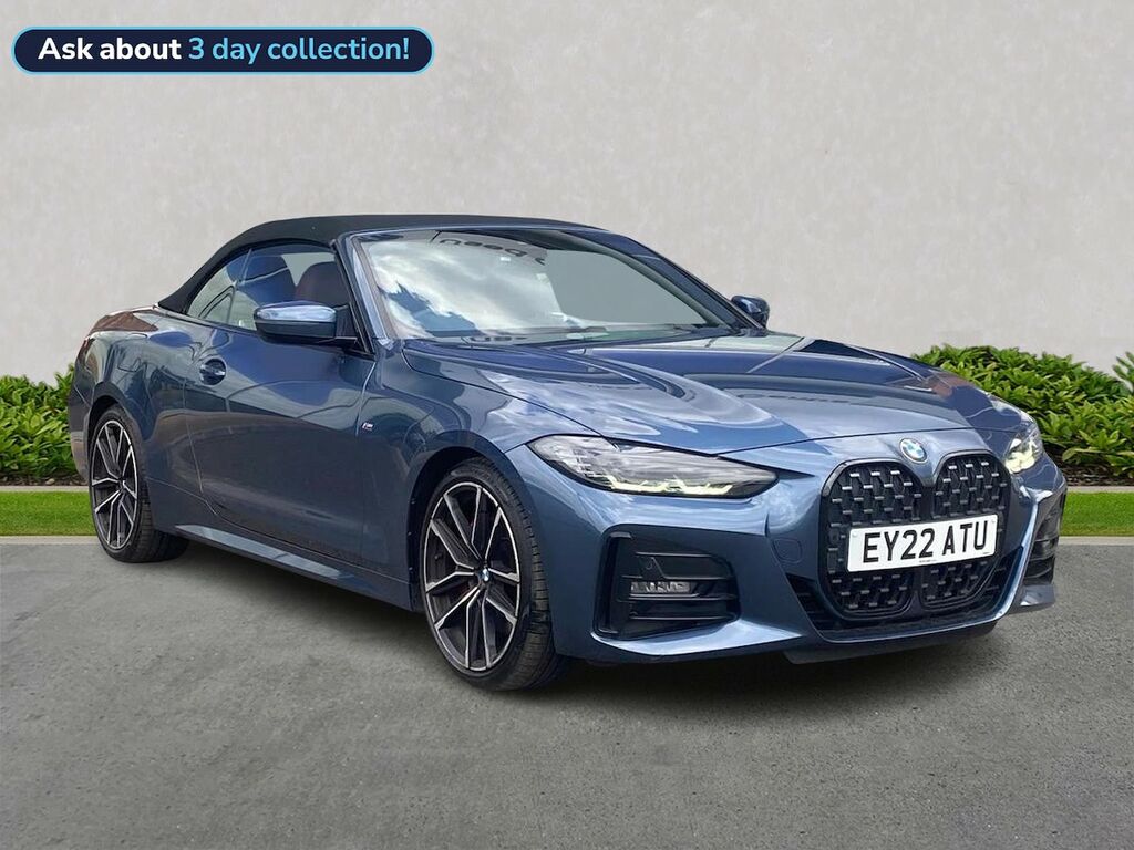 BMW 4 Series 2.0 420I M Sport Convertible Euro Blue