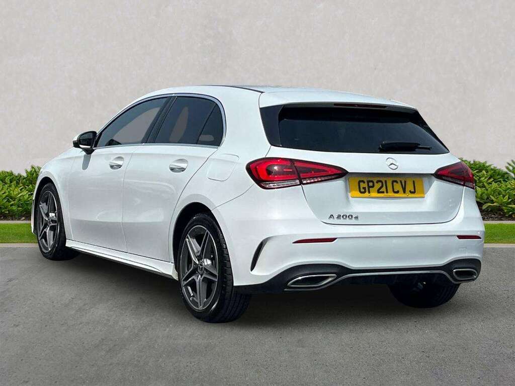 Mercedes-Benz A Class A200d Amg Line GP21CVJ White #2