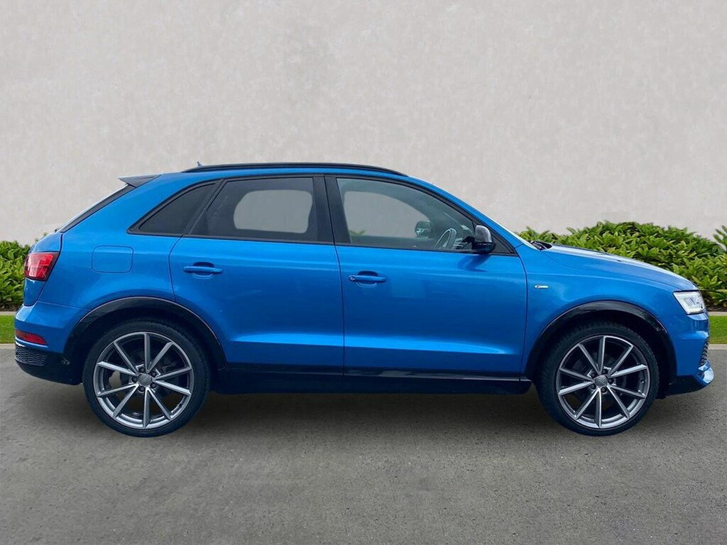 Audi Q3 2.0 Tdi Black Edition Suv S Tronic Quat OE67GVD Blue #3
