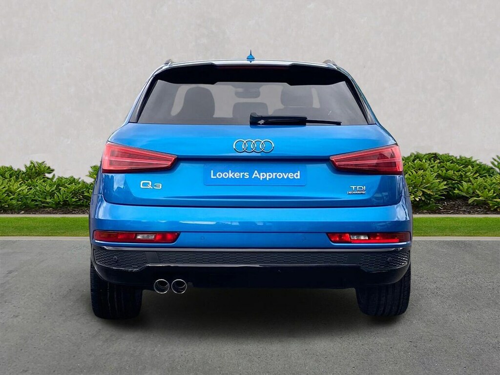 Audi Q3 2.0 Tdi Black Edition Suv S Tronic Quat OE67GVD Blue #4