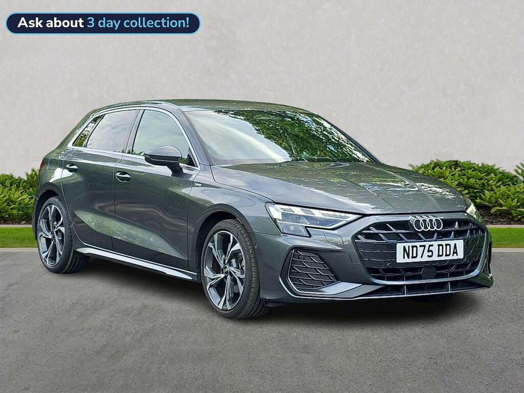 Audi A3 1.5 Tfsi S Line Sportback S Tronic Euro Grey