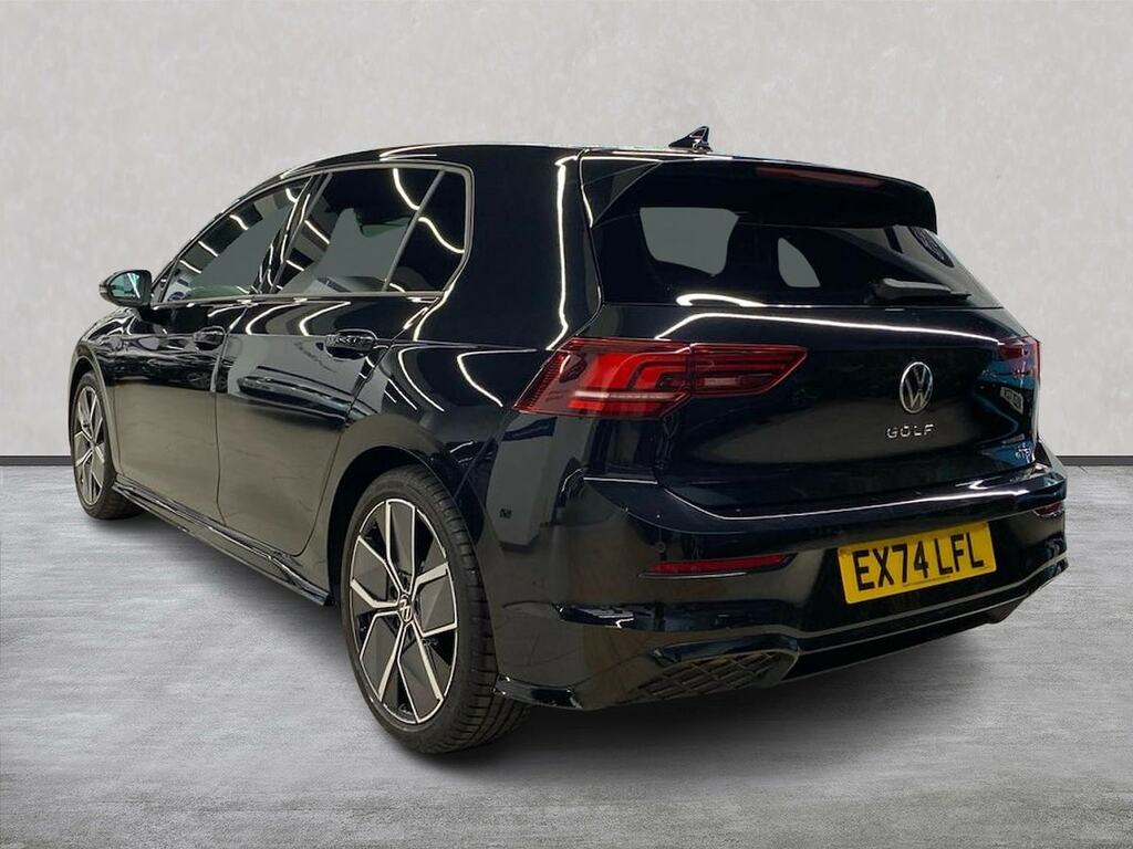 Volkswagen Golf 1.5 Etsi Mhev R-line Hatchback Hybrid D EX74LFL Black #2