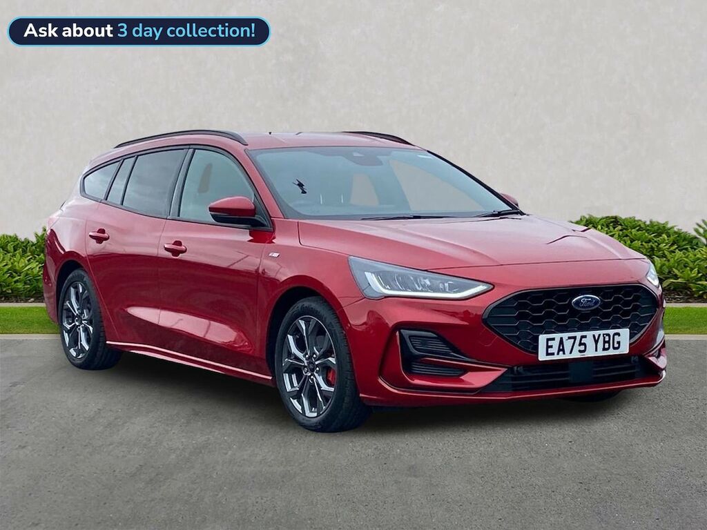 Ford Focus 1.0 Ecoboost Hybrid Mhev 155 St-line Red