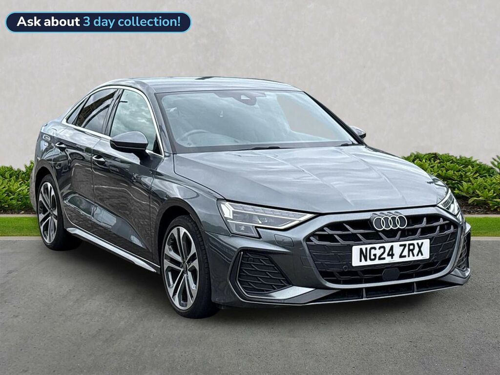 Audi A3 1.5 Tfsi 35 S Line Saloon S Tronic Euro Grey