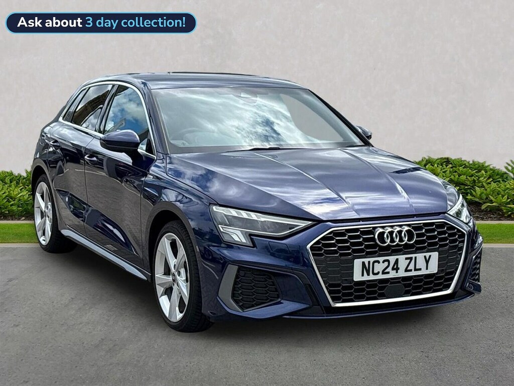 Audi A3 Audi A3 Sportback S Line 35 Tfsi 150 Ps 6-Speed Blue