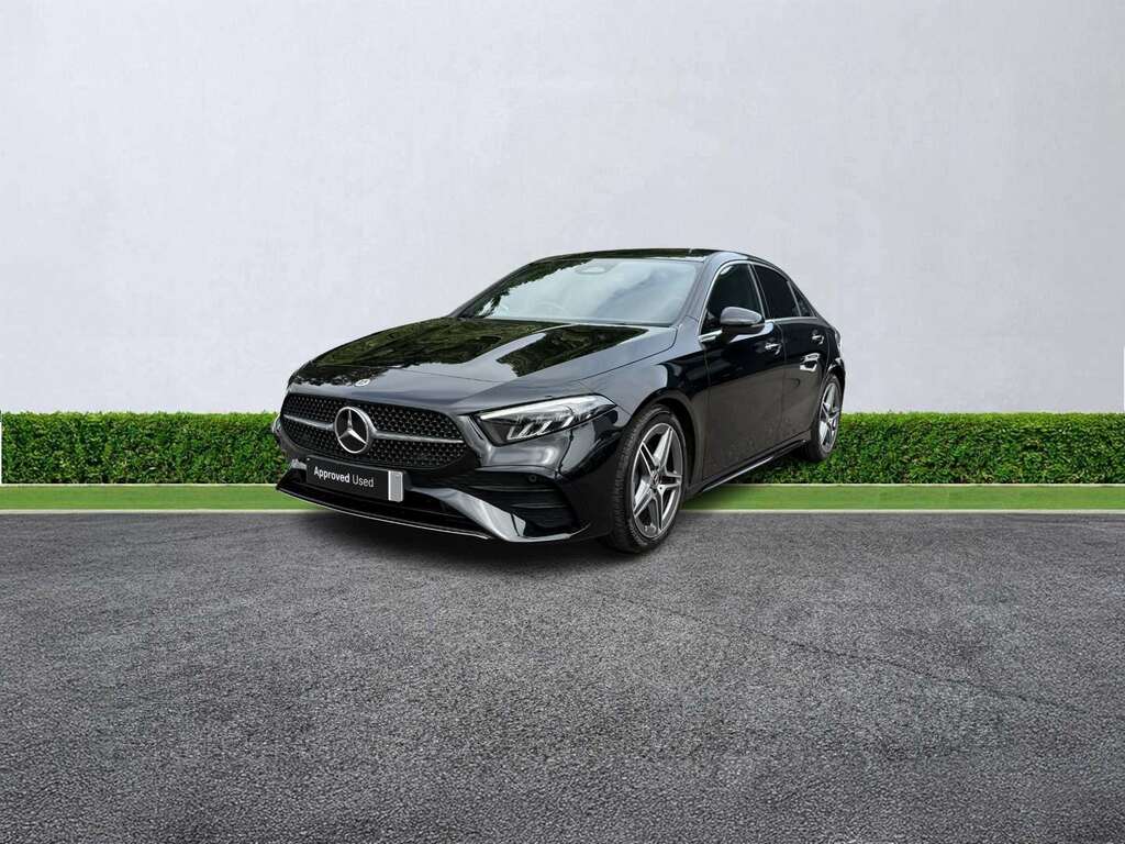 Mercedes-Benz A Class A200 Amg Line Executive KW73WVT Black #2