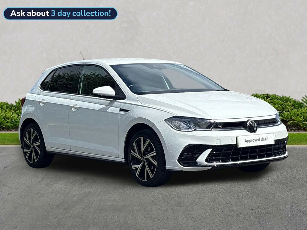 Volkswagen Polo 1.0 Tsi R-line Hatchback Euro 6 NV73DXG White