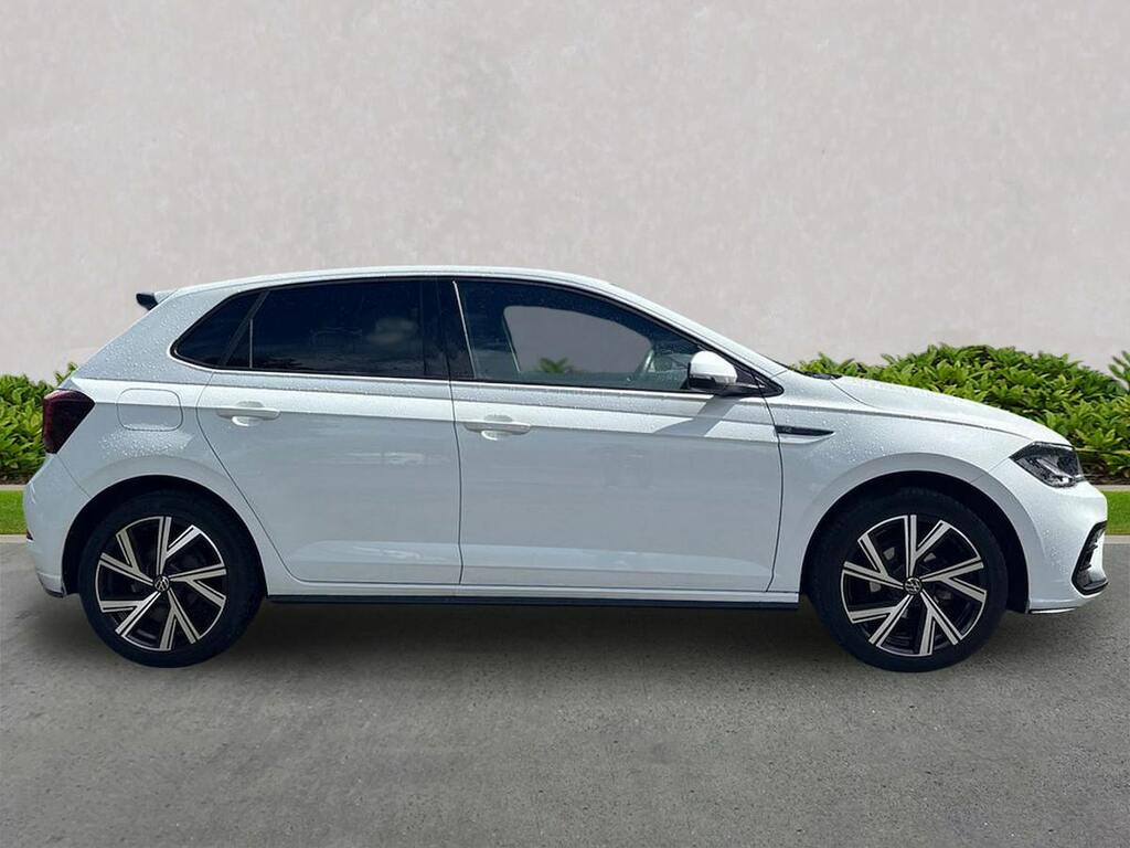 Volkswagen Polo 1.0 Tsi R-line Hatchback Euro 6 NV73DXG White #3