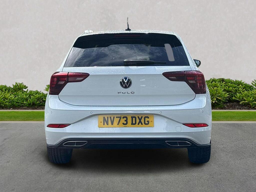 Volkswagen Polo 1.0 Tsi R-line Hatchback Euro 6 NV73DXG White #4