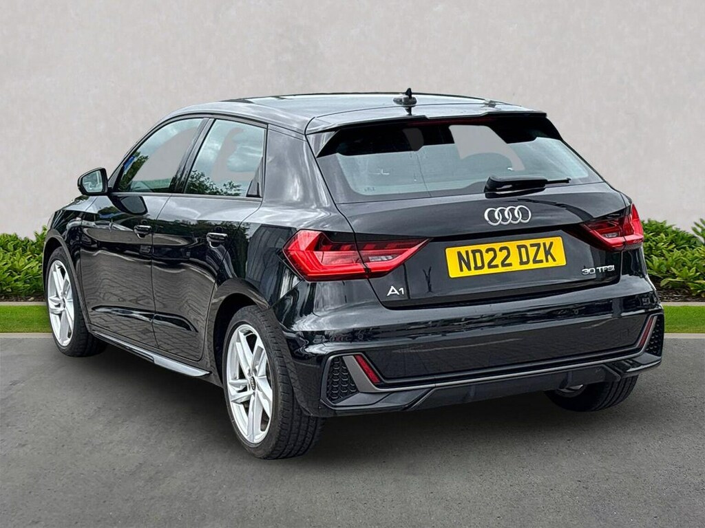 Audi A1 1.0 Tfsi 30 S Line Sportback Eur ND22DZK Black #2