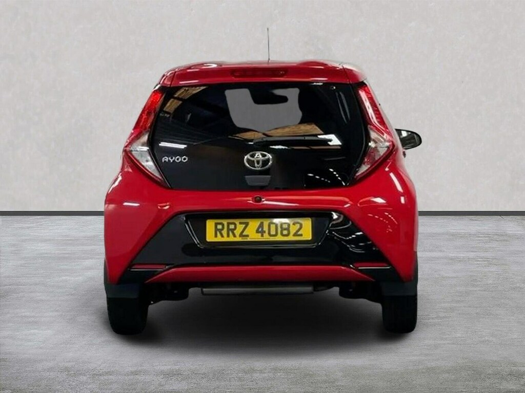 Toyota Aygo 1.0 Vvt-i X-trend Hatchback X-shift Eur RRZ4082 Red #4