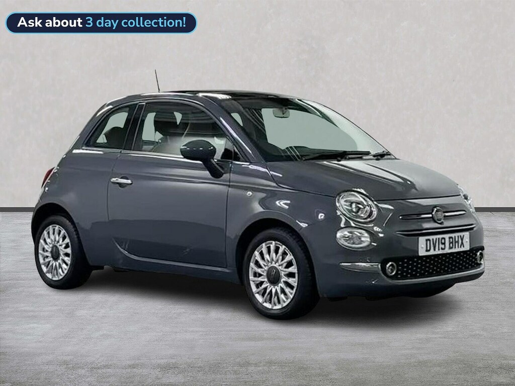 Fiat 500 1.2 Lounge Hatchback Euro 6 Ss Grey